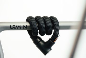 ORBIT Schloss aus Textilfasern / schwarz / 100CM