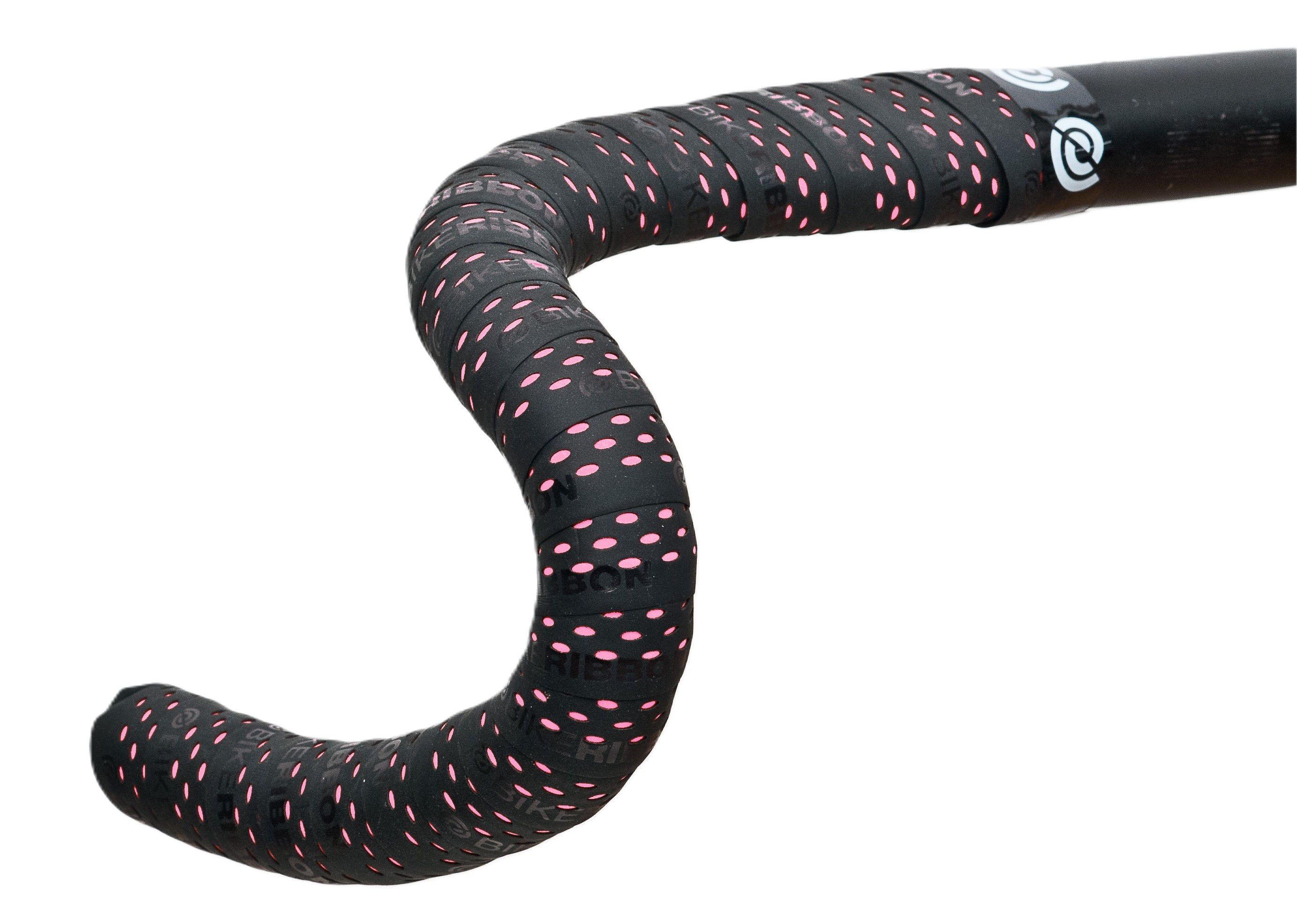 Lenkerband Drops schwarz mit / schwarz-pink