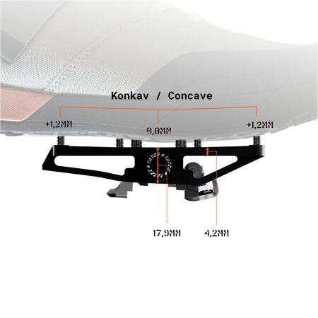 TWO-FACE2 Kombipedale / schwarz / 98 x 105mm