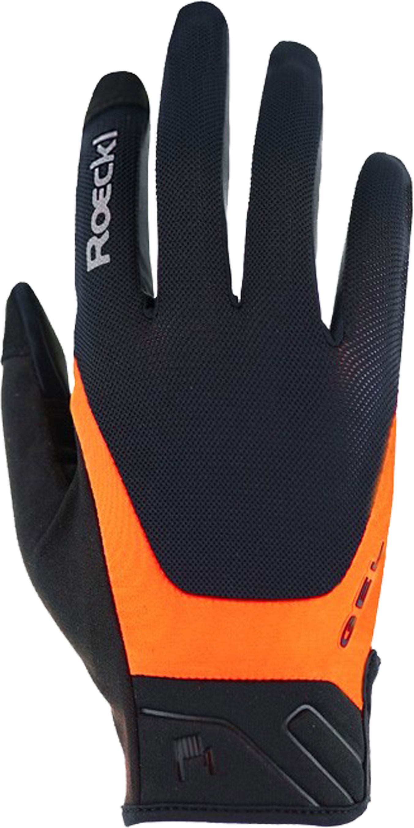MORI 2 GEL Unisex-Langfingerhandschuh / black/fluo orange / 3XL=12