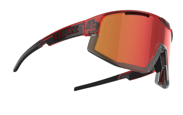 FUSION Sportbrille / transparent red