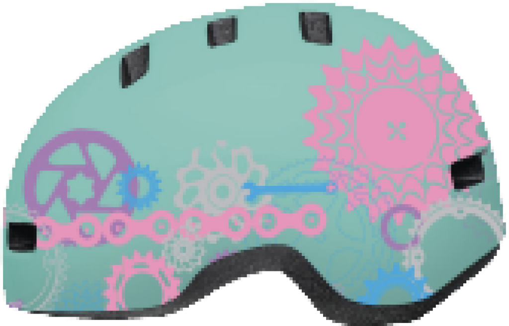 Lil Ripper Helmet / gloss teal bike party / S