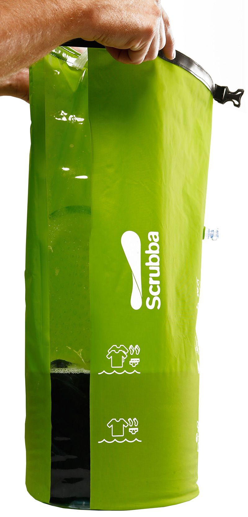 SCRUBBA Outdoor-Waschmaschine / grün
