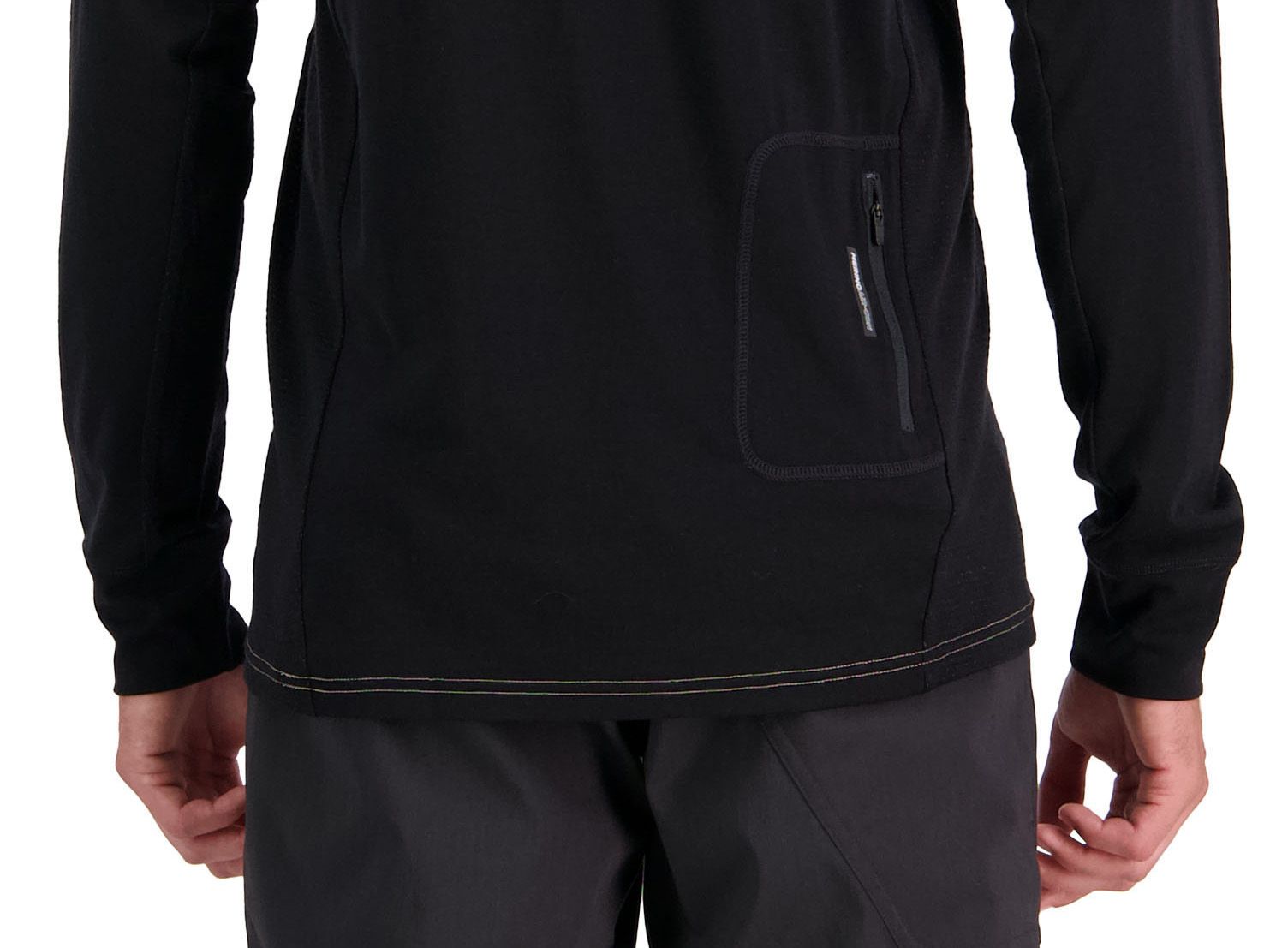 REDWOOD ENDURO Herren-Langarmshirt / black/undercover camo / S