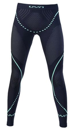 EVOLUTYON Damen-Thermohose / charcoal/anthracite/aqua / XS