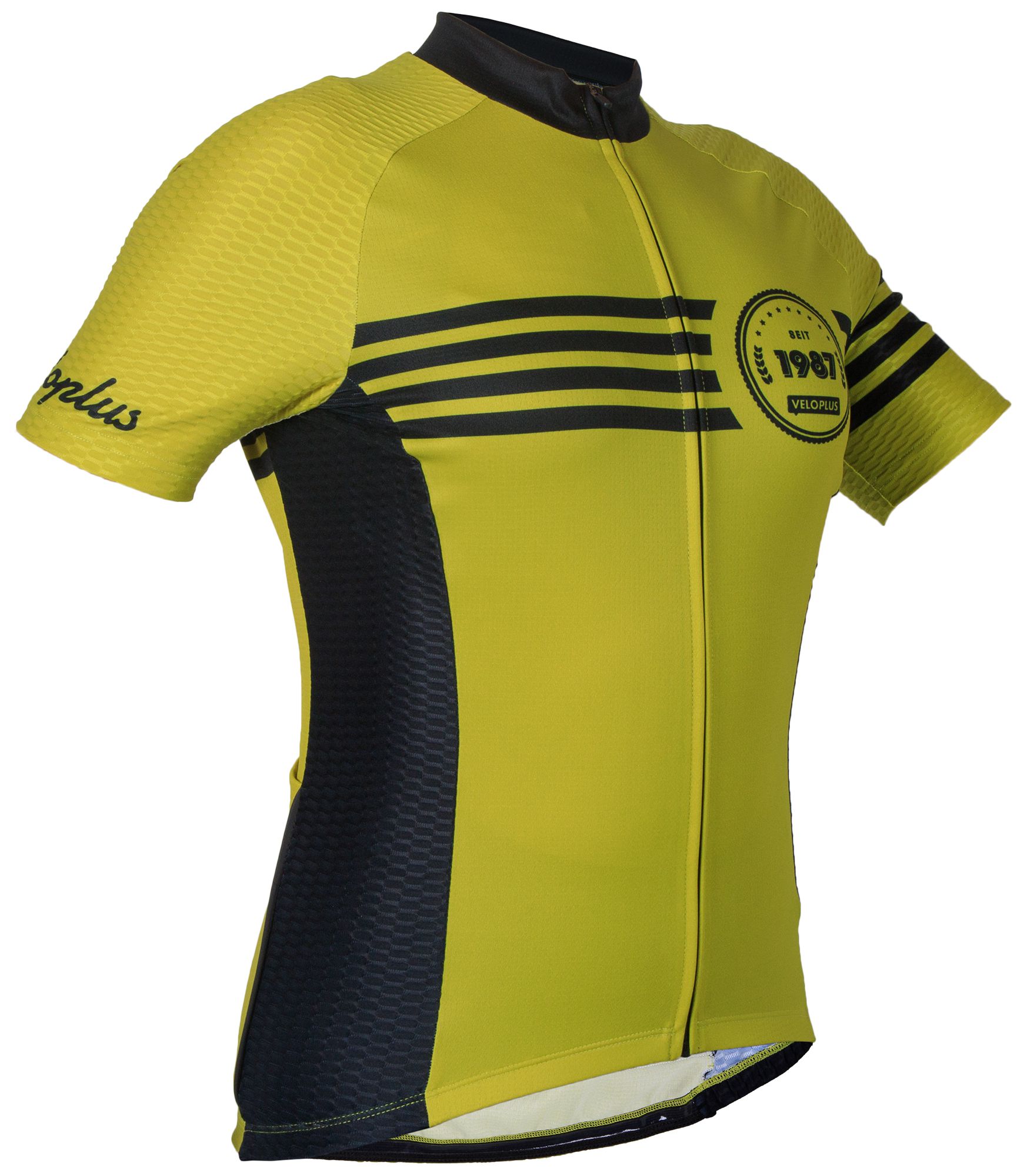 1987 TEAM Damen-Kurzarmtrikot / lime / L