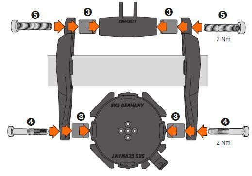 Compit/E-Spacer Kit / schwarz