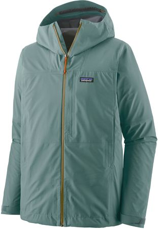 BOULDER FORK Herren-Regenjacke / blue sage / L