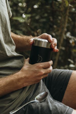 Chilly's Original Food Pot 300ml / Monochrome Black