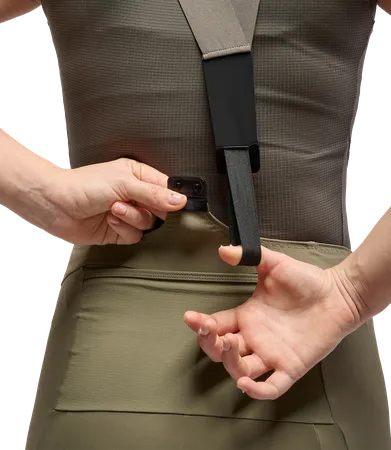 ODYSSEY Damen-Gravel-Trägerhose / military green / M