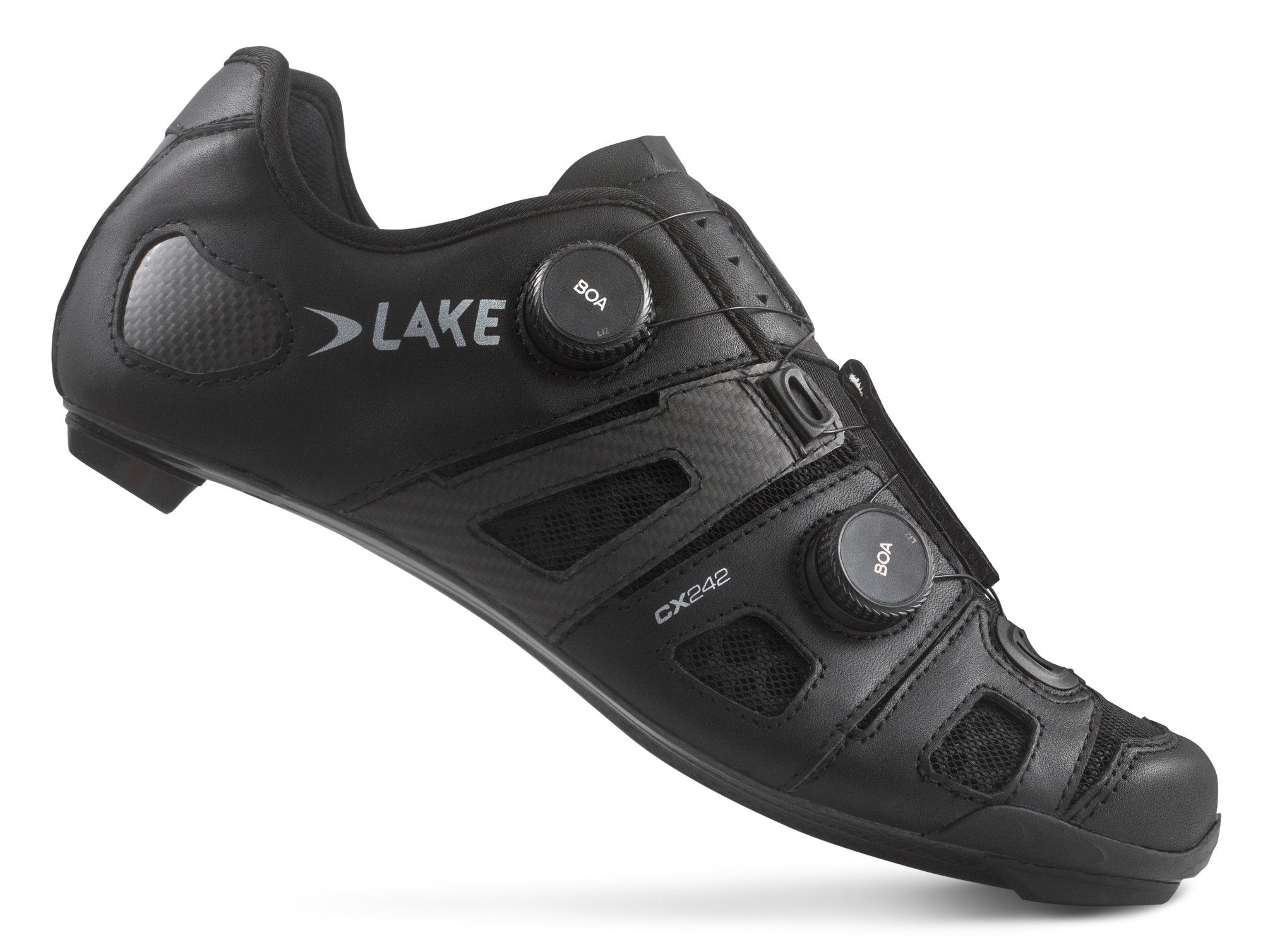 CX242X Rennveloschuhe - breitere Passform / black-silver / 43