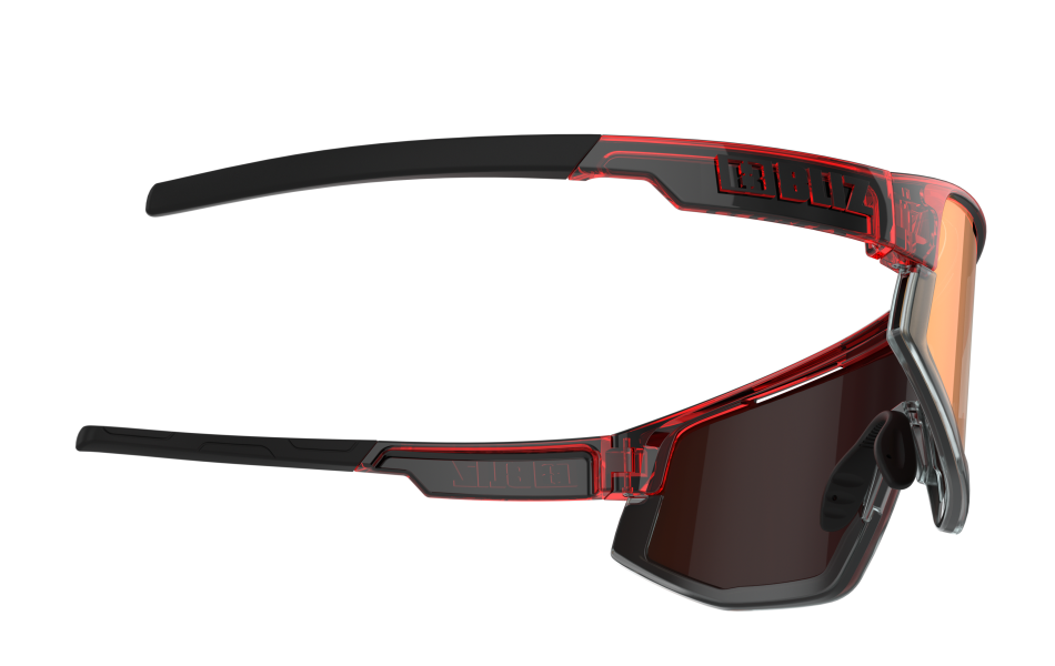 FUSION Sportbrille / transparent red