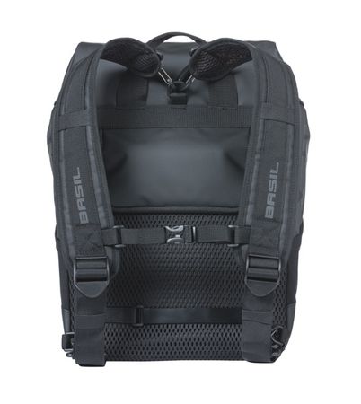 Miles Tarpaulin Fahrradrucksack / schwarz/orange