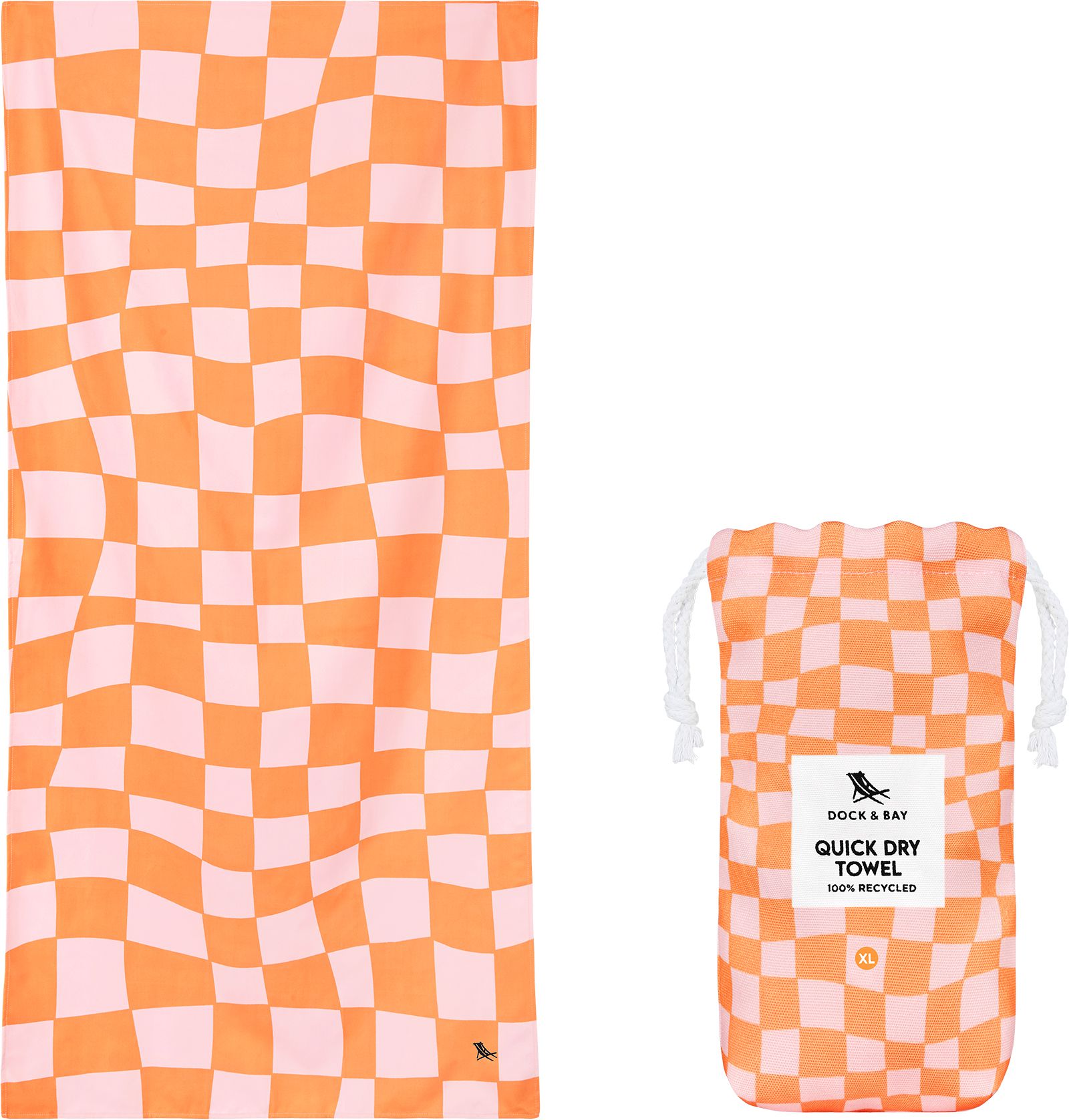 Beach Towels Large / groovy check
