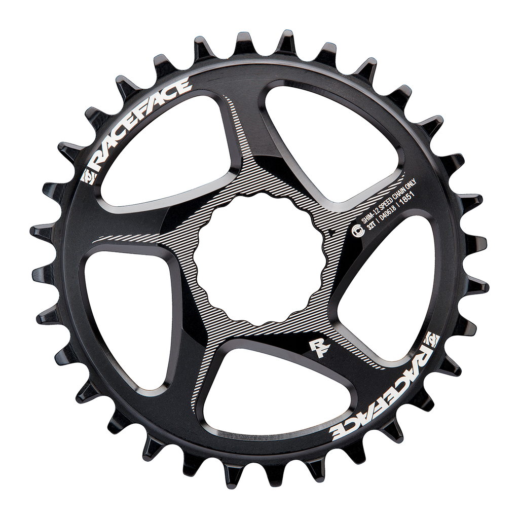 RaceFace DM ALU Wide Chainring Shimano 1x12SPD 55CL / black / 32T