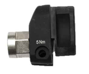 NABECCO Vollachsadapter / silber / M10 X 1.0