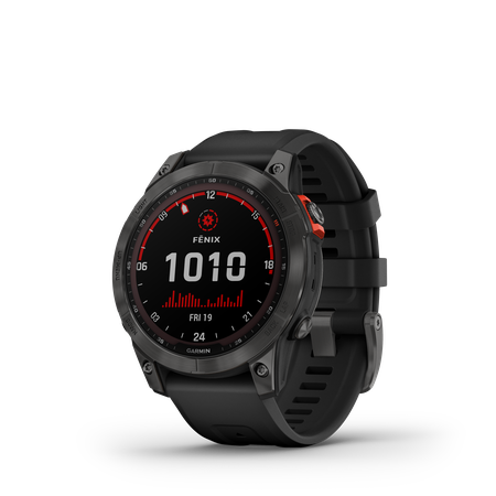 FENIX 7 SOLAR Multisportuhr 47mm / schiefergrau mit schwarzem armband