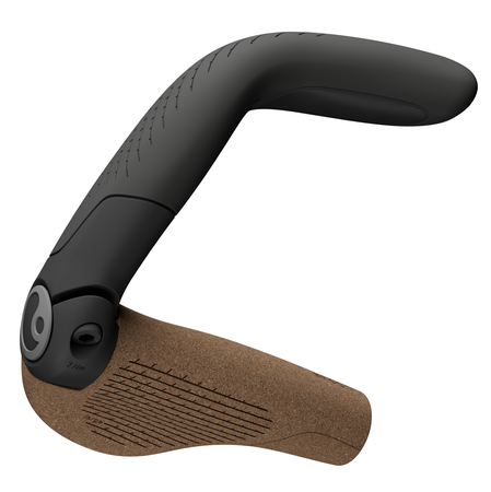 Lenkergriffe GP5 Evo BioKork brown / brown / L, 395 g