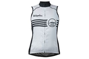 1987 TEAM Damen-Windweste / cool gray / S