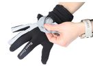 BEAM COVER Unisex-Handschuh mit reflektierender Schutzhülle / schwarz_silber / XL