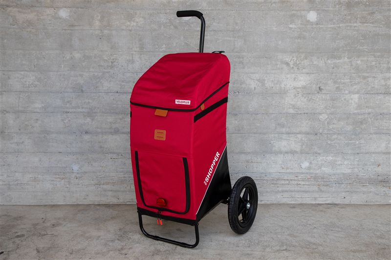 VELOSHOPPER Einkaufswagen / rot