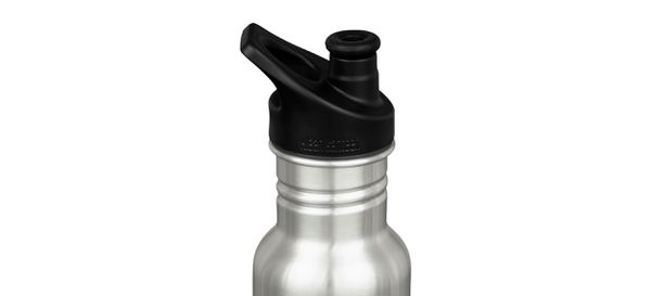 CLASSIC Edelstahlflasche / brushed stainless / 500ml, Sport Cap
