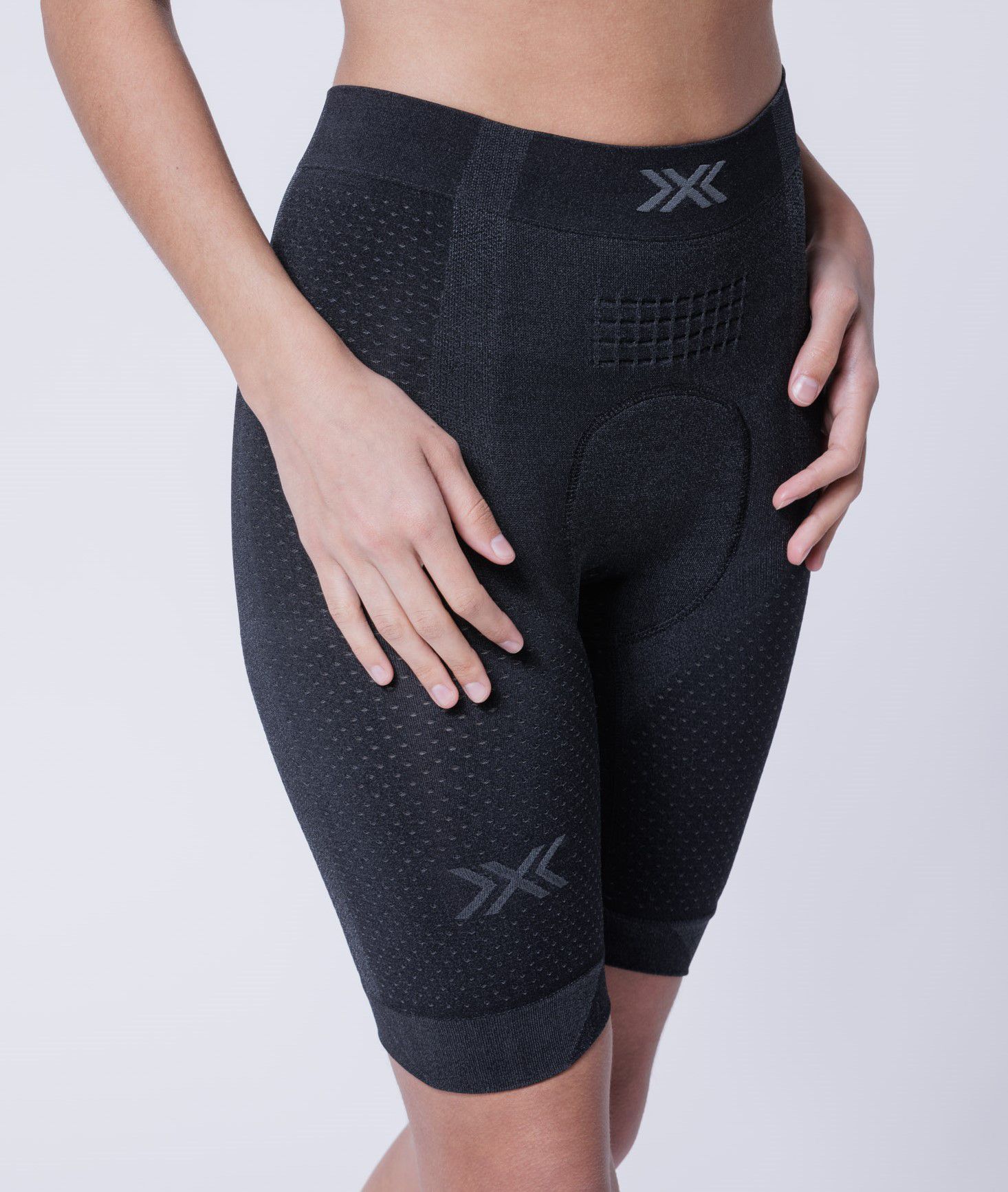 X-Bionic Women XCeed Ride Liner Shorts / X black rhino grey / L
