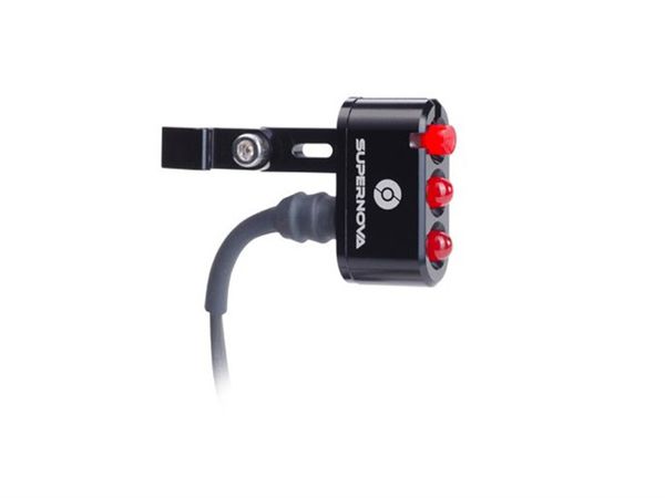 E3 TAILLIGHT 2 Sattelstützenmontage 12V / schwarz