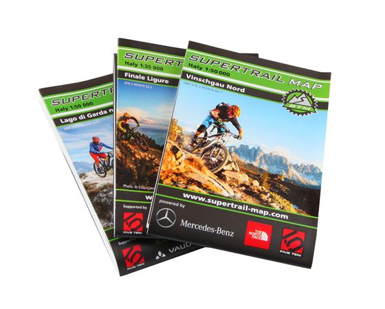 SUPERTRAIL MAPS Bike-Karten Italien / LAGO DI GARDA NORD