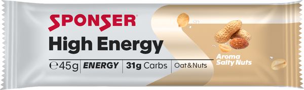 High Energy Bar, Display (30 x 45 g) / Salty Nut