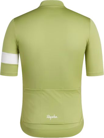 CORE Herren-Kurzarmtrikot / fern/white / S