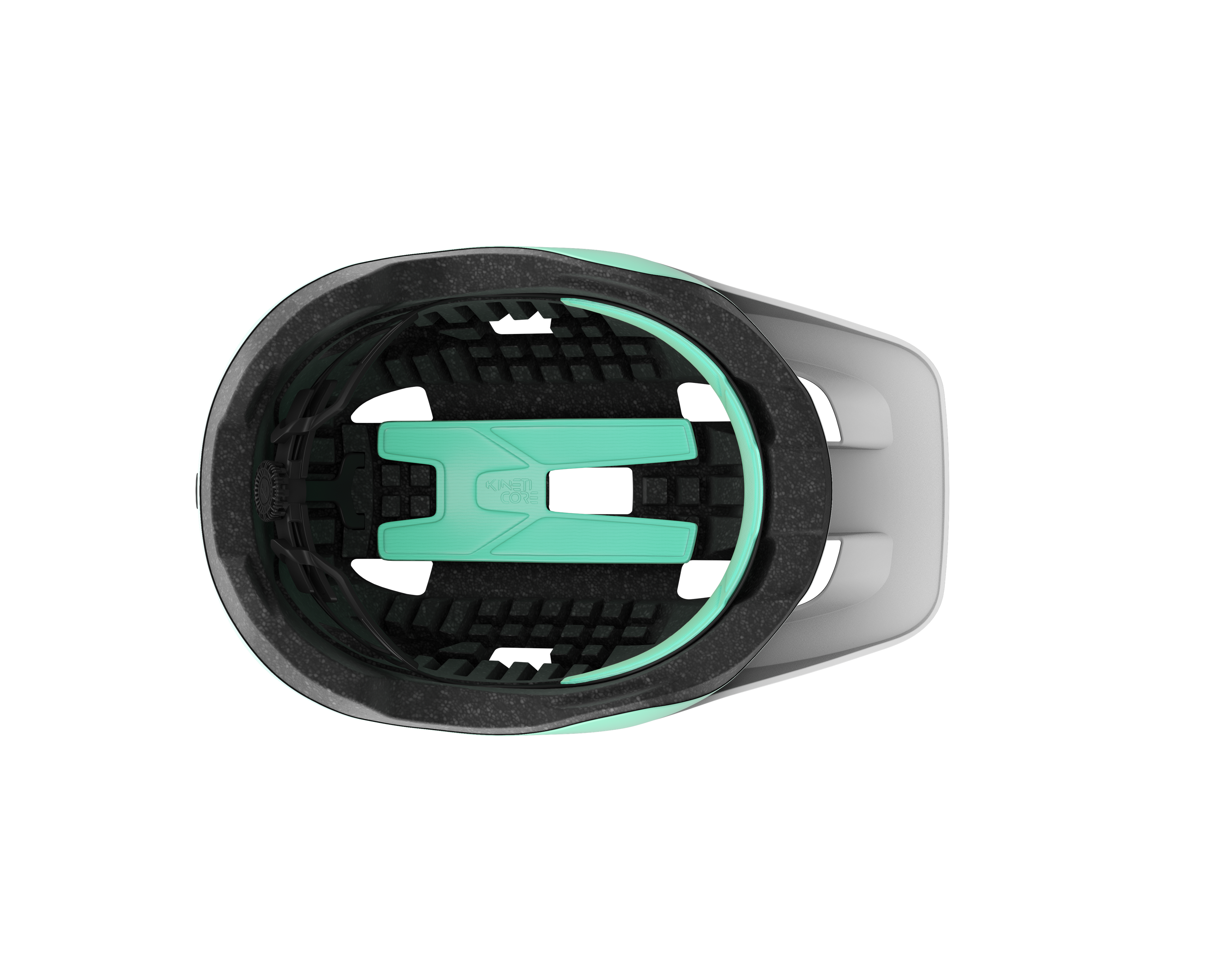 LAZER Unisex MTB Finch KinetiCore Helm / matte white mint