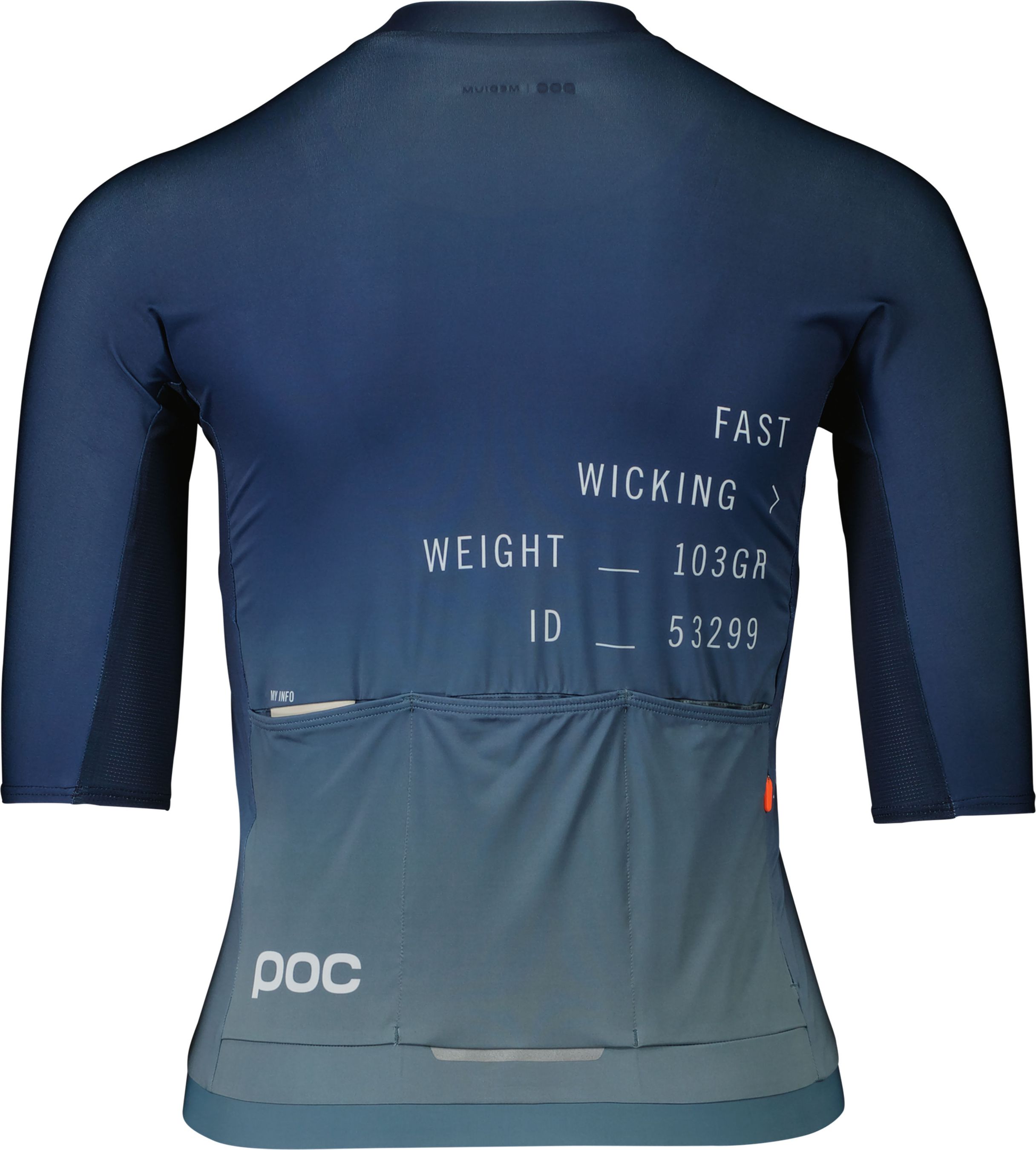 PRISTINE PRINT Damen-Kurzarmtrikot / gradient turmaline / L