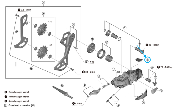 RD-M9250 Aussenlaschenkappe
