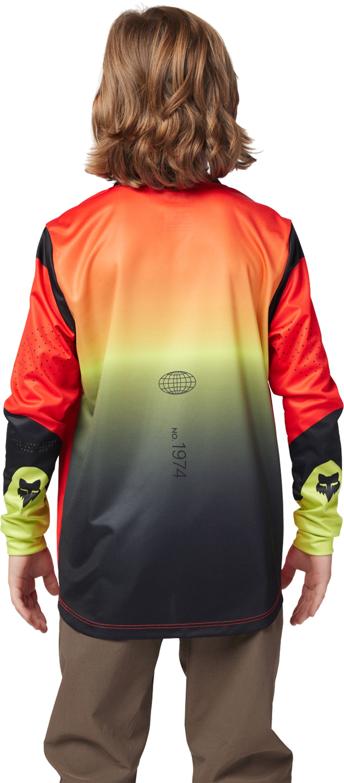 YOUTH RANGER REVISE Jugend-Langarmshirt / red/yellow / XL