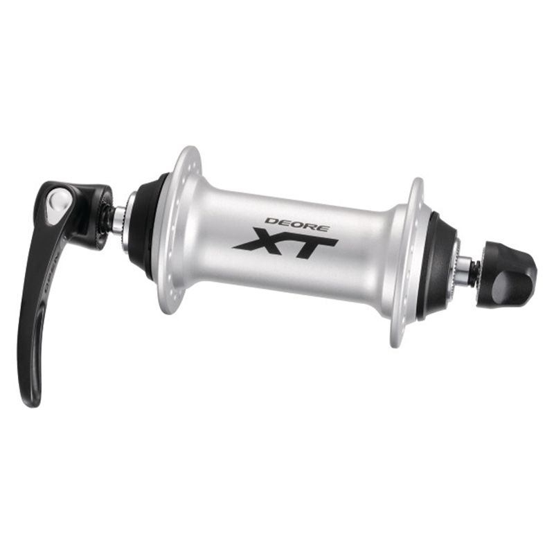 DEORE XT Nabe vorne 100mm, 36L für Felgenbremsen / silber