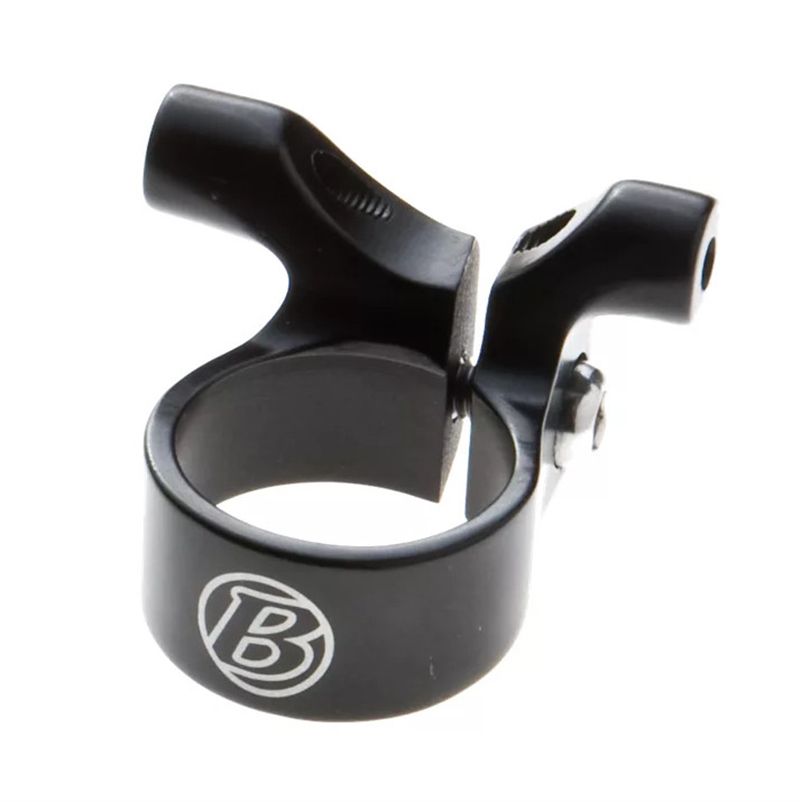 CLAMP-FIX Sattelklemmring mit Trägeröse, schwarz, 36.4mm