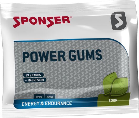 Power Gums, Display (20 x 75 g) / Sour