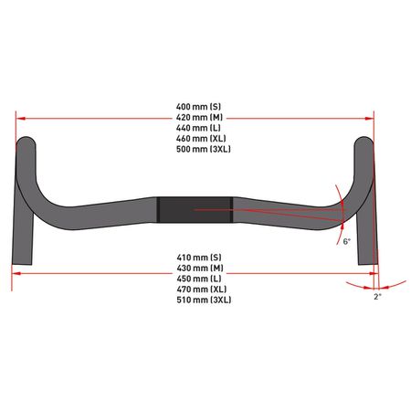 RACELITE CARBON M / schwarz / 31.8mm