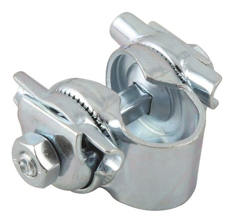 SATTELSCHELLE für Rohrsattelstützen / silber
