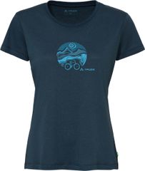 CYCLIST Damen-Kurzarmshirt / dark sea/dark sea / 34