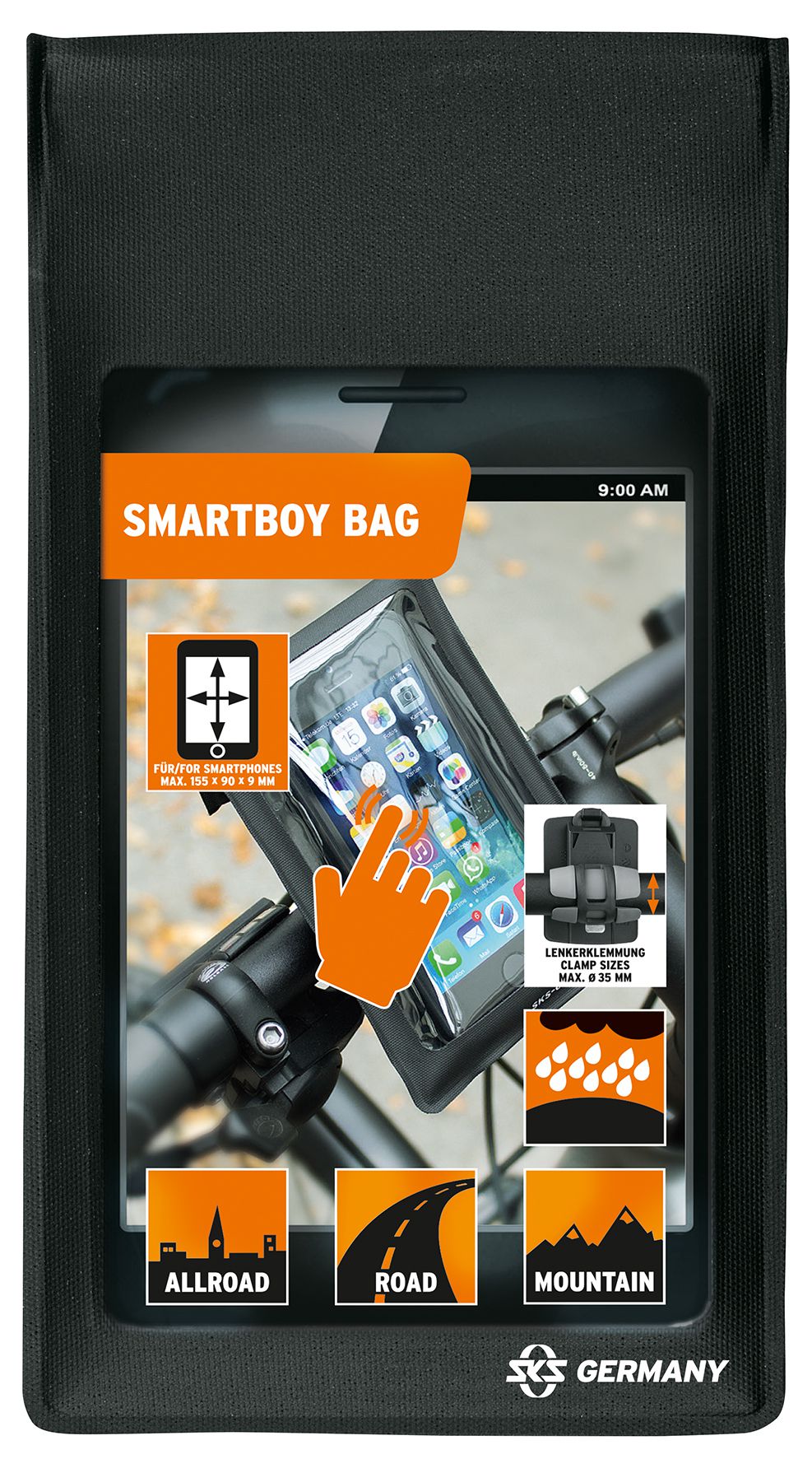 Smartphone Halter Smartboy / schwarz