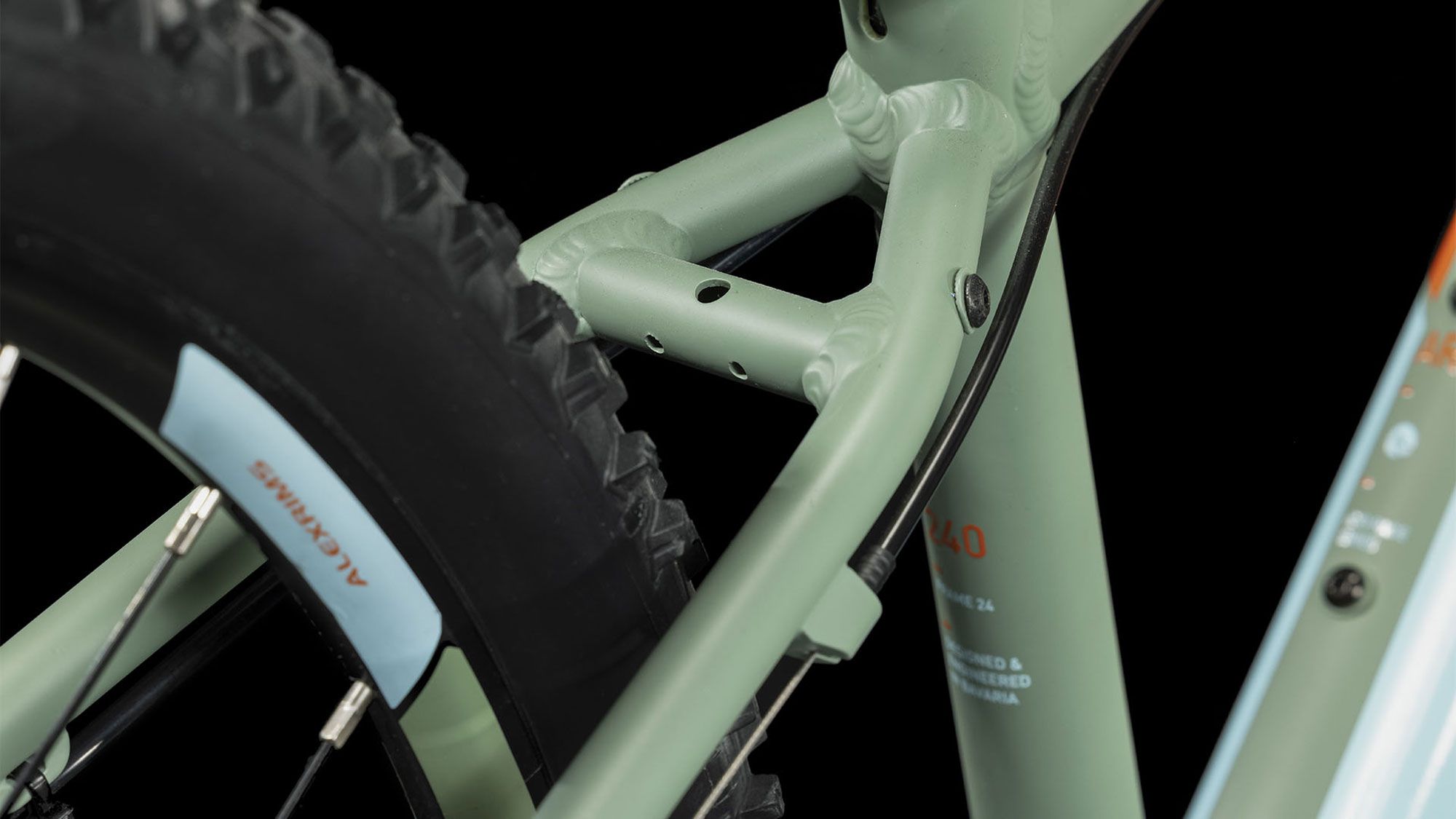 ACID 240 DISC Kinder- und Jugendvelo / green orange / 24 ZOLL