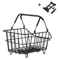 Cento Alu MIK Fahrradkorb hinten / schwarz