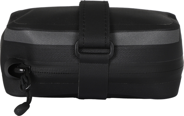 MIKRO H2O Satteltasche / schwarz reflektierend