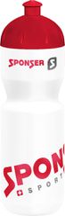 Bidon 750 ml white/red