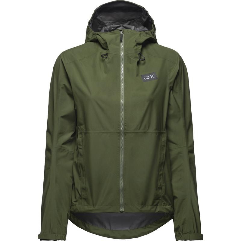 ENDURE GTX Damen-Regenjacke / utility green / 34