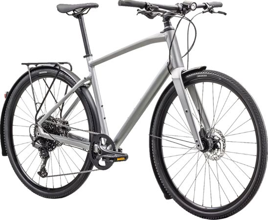 SIRRUS X 4.0 EQ City- und Alltagsvelo / satin liquid silver satin fogtnt / M