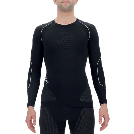 EVOLUTYON Herren-Langarmshirt / blackboard/anthracite/white / L/XL