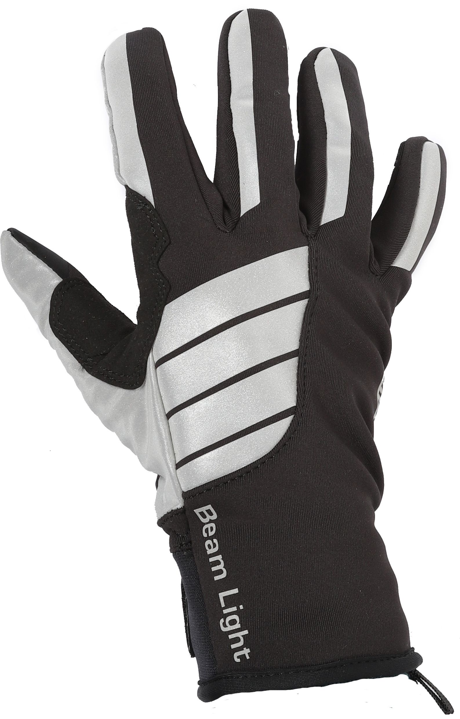 BEAM LIGHT 2.0 Unisex-Handschuhe / schwarz_silber / M